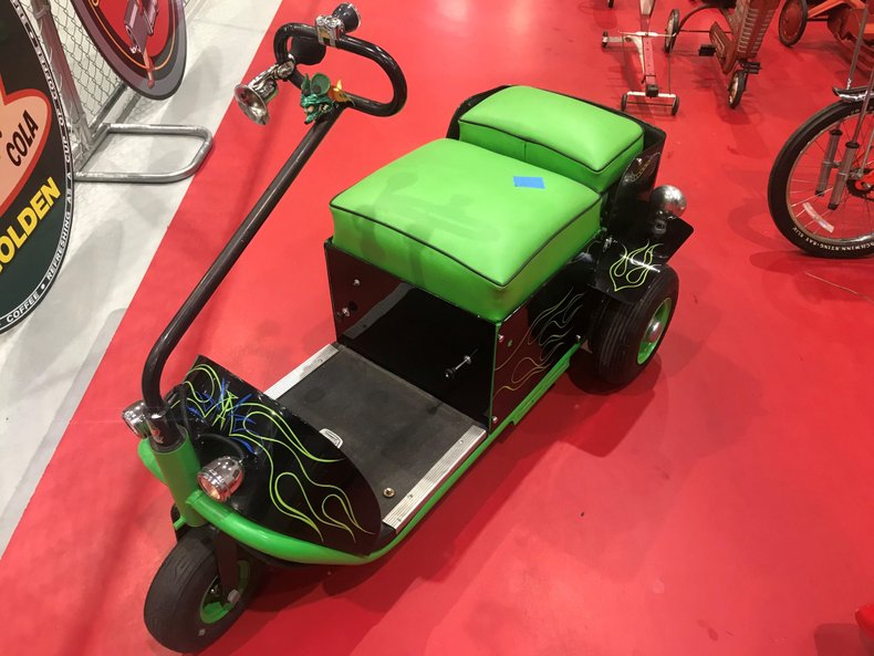 Green Hot Rod Scooter | GAA Classic Cars