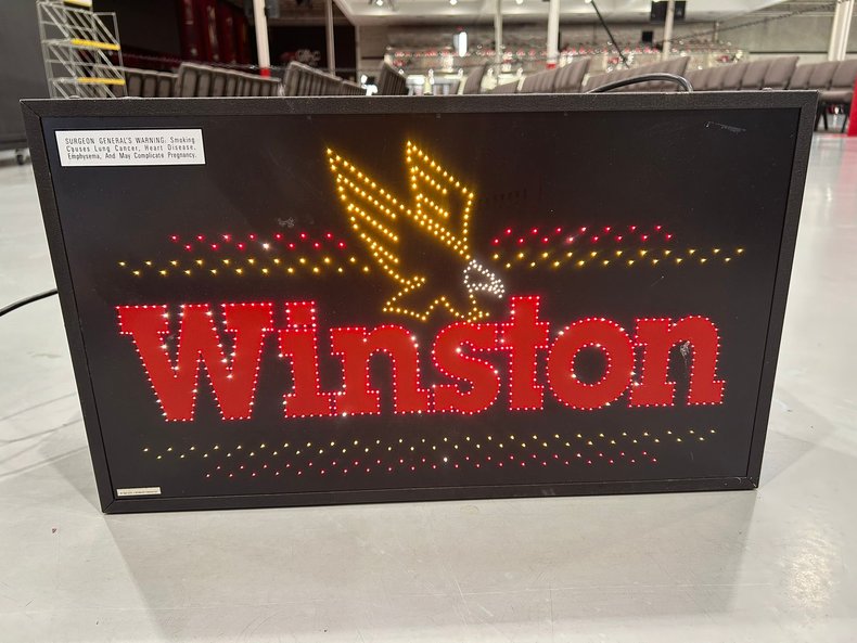 Winston Light Up Sign | GAA Classic Cars