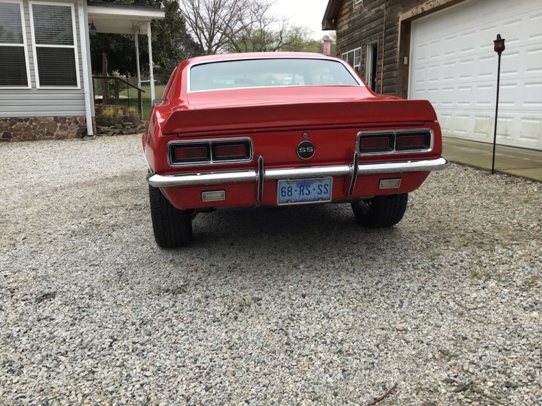 1968 chevrolet camaro rs ss