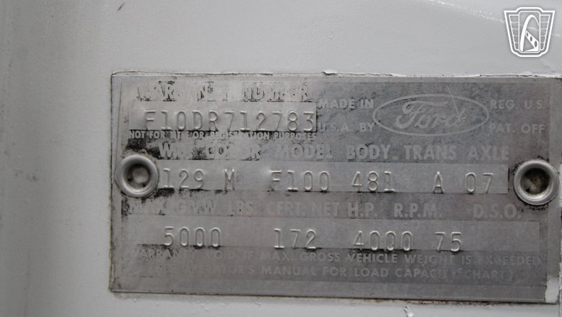 1965 Ford F100 140