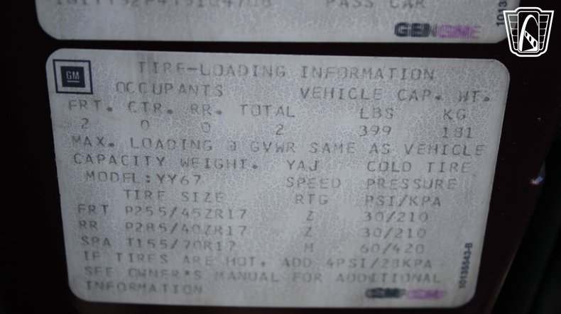 1996 Chevrolet Corvette 77
