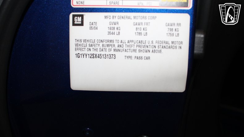 2004 Chevrolet Corvette 155
