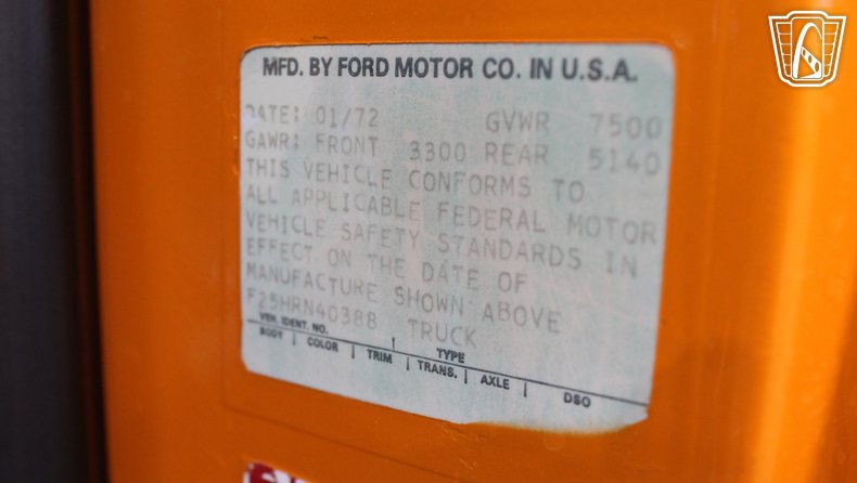 1972 Ford F-250 238
