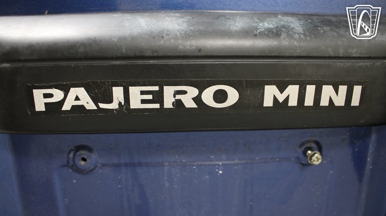 1999 Mitsubishi Pajero Mini 11