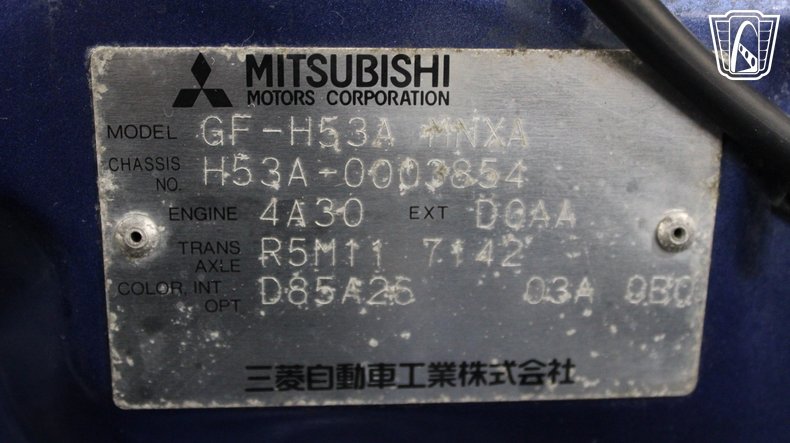 1999 Mitsubishi Pajero Mini 20
