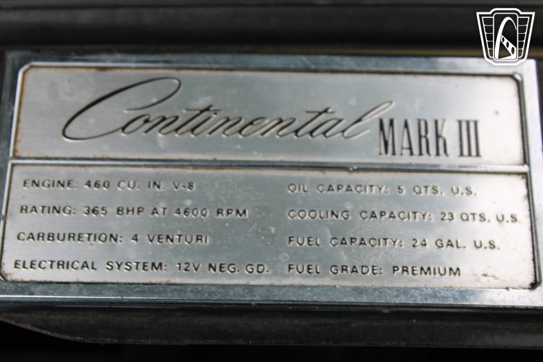 1970 Lincoln Mark III 102