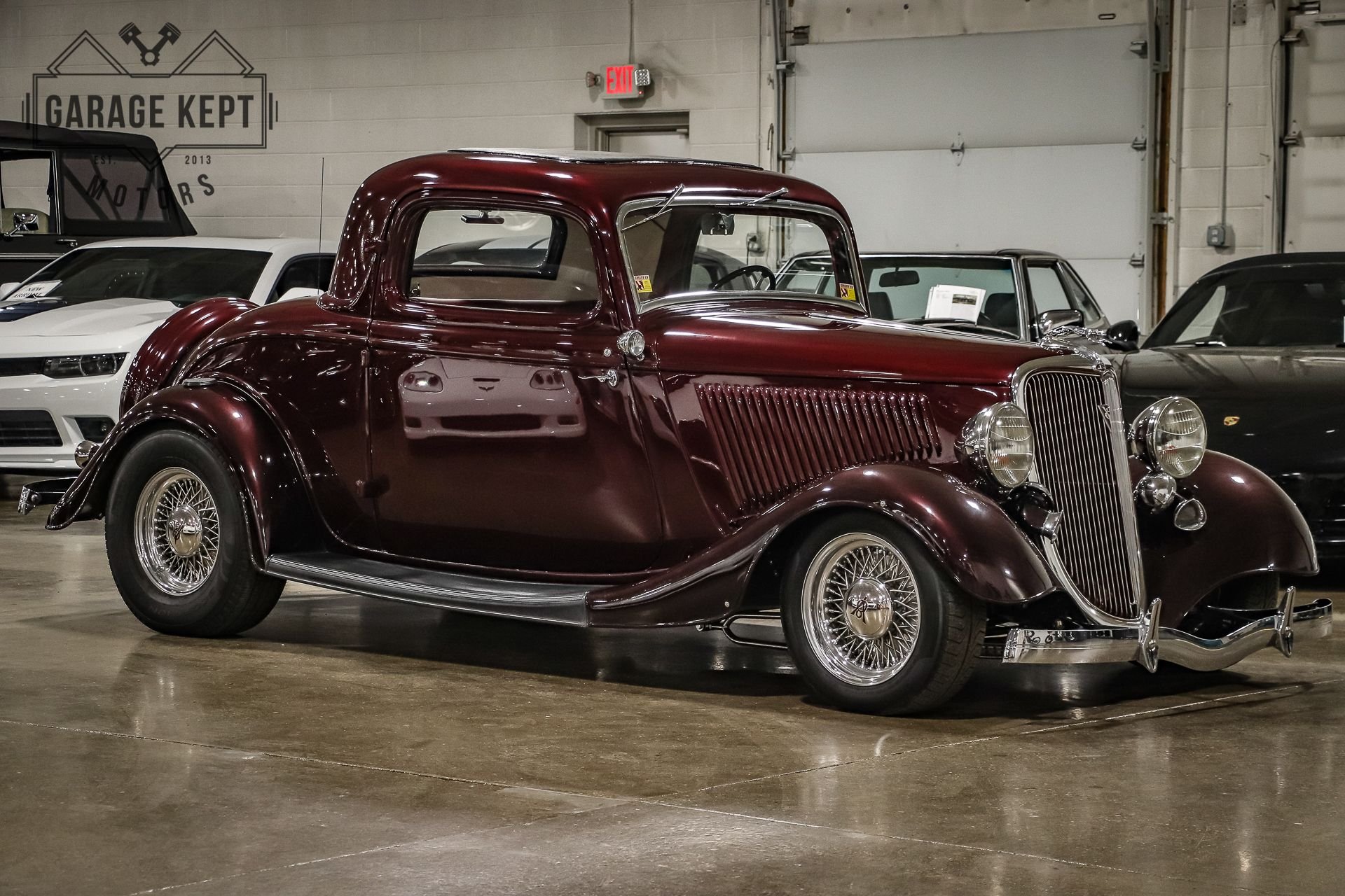 1934 Ford 3 Window Coupe Chopped