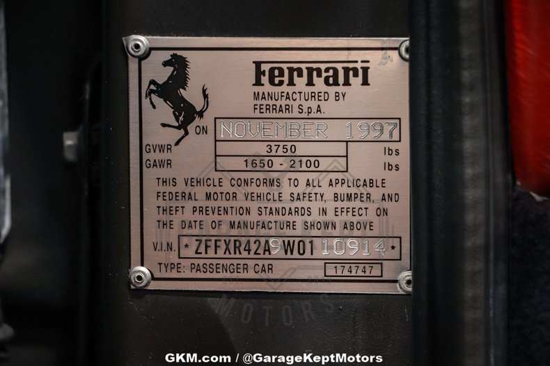 1998 Ferrari F355 137