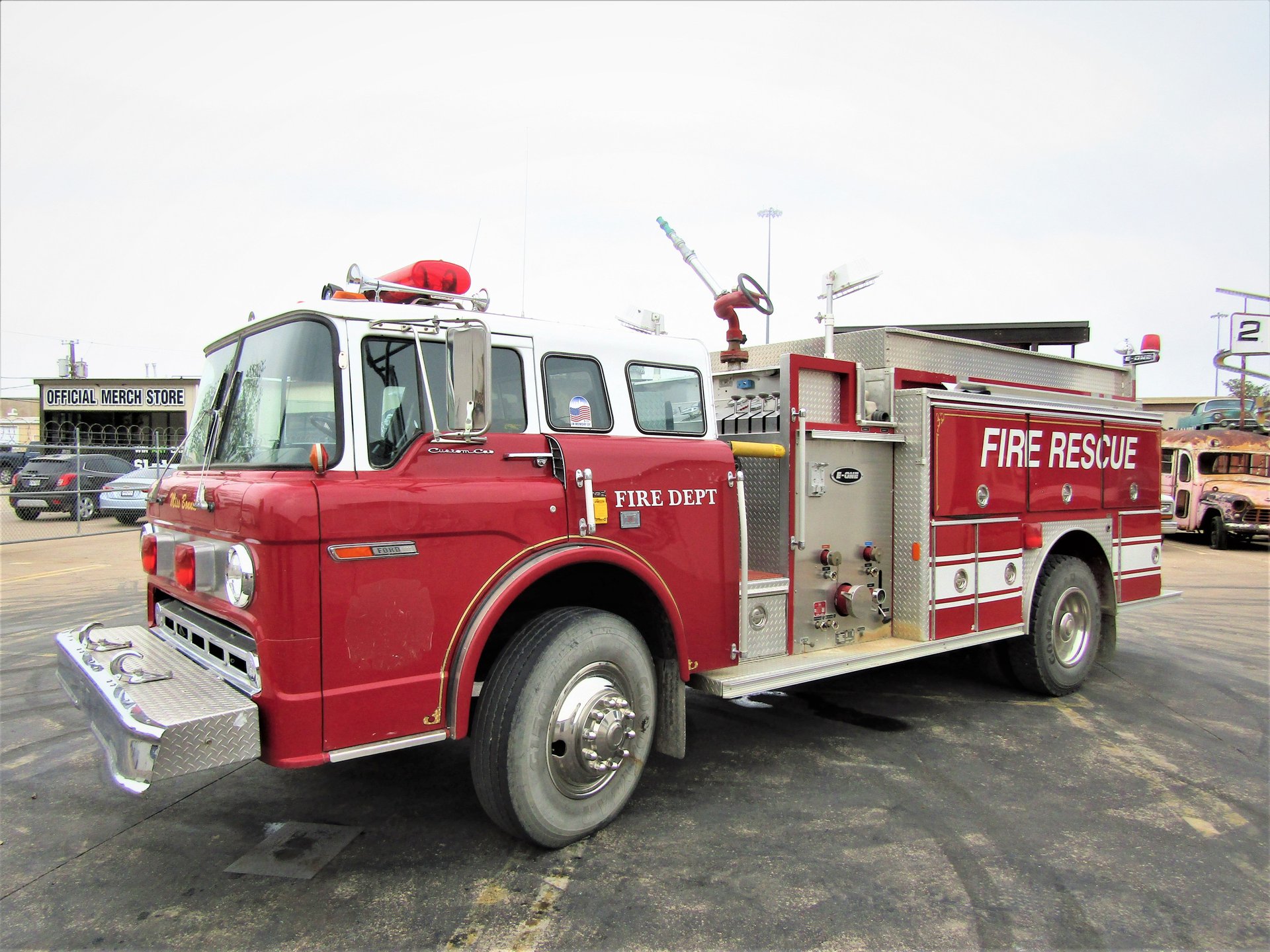 1987 ford f8000 fire truck