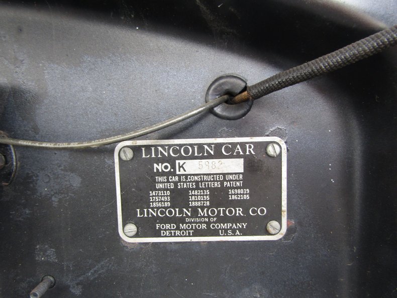 For Sale 1936 Lincoln V12 Series K Limousine