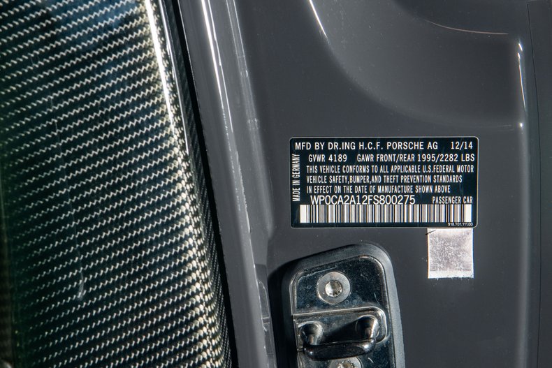 For Sale 2014 Porsche 918
