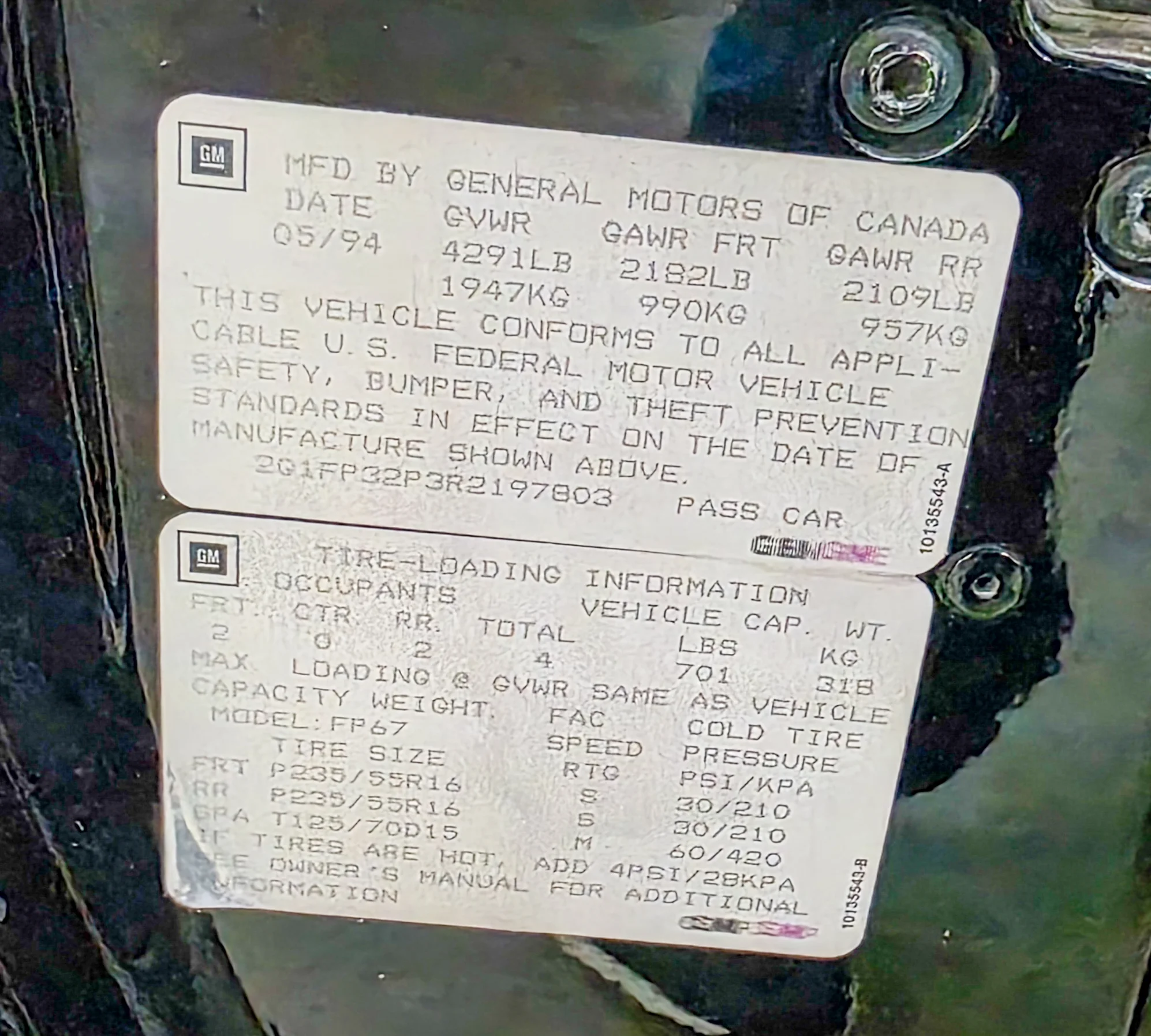 1994 Chevrolet Camaro - Photo 96