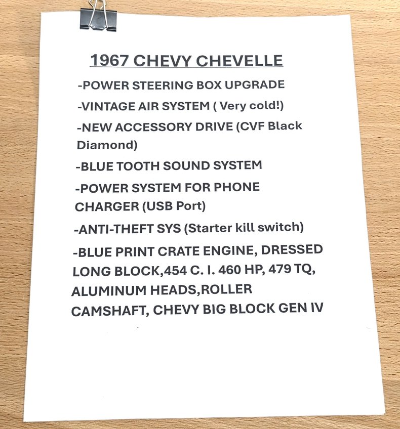 1967 Chevrolet Chevelle SS Style 80