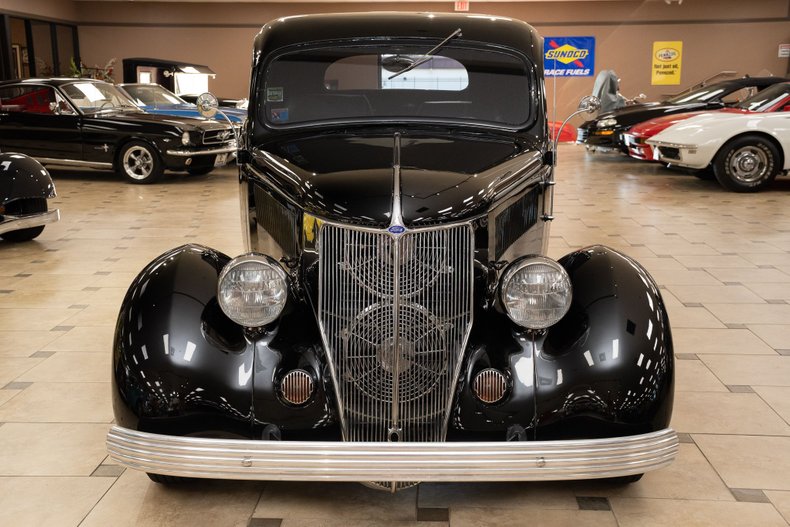 1936 ford model 48 3 window coupe steel body