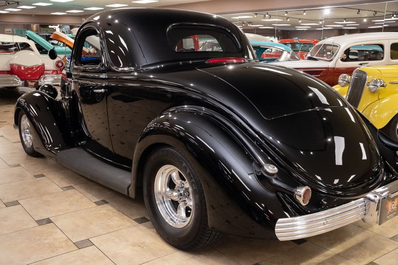 1936 ford model 48 3 window coupe steel body