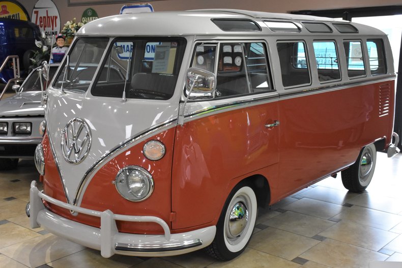 1964 volkswagen type 2 samba 21 window