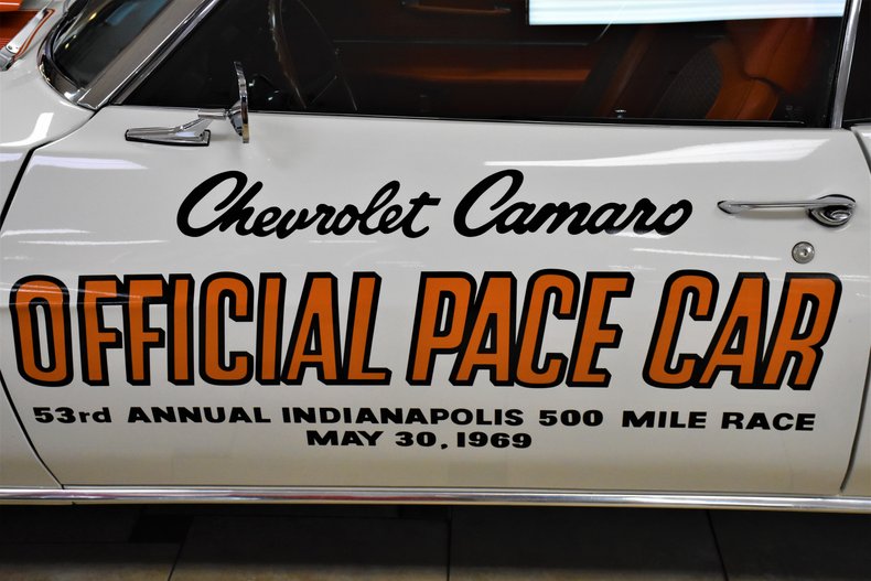1969 chevrolet camaro rs ss z11 pace car