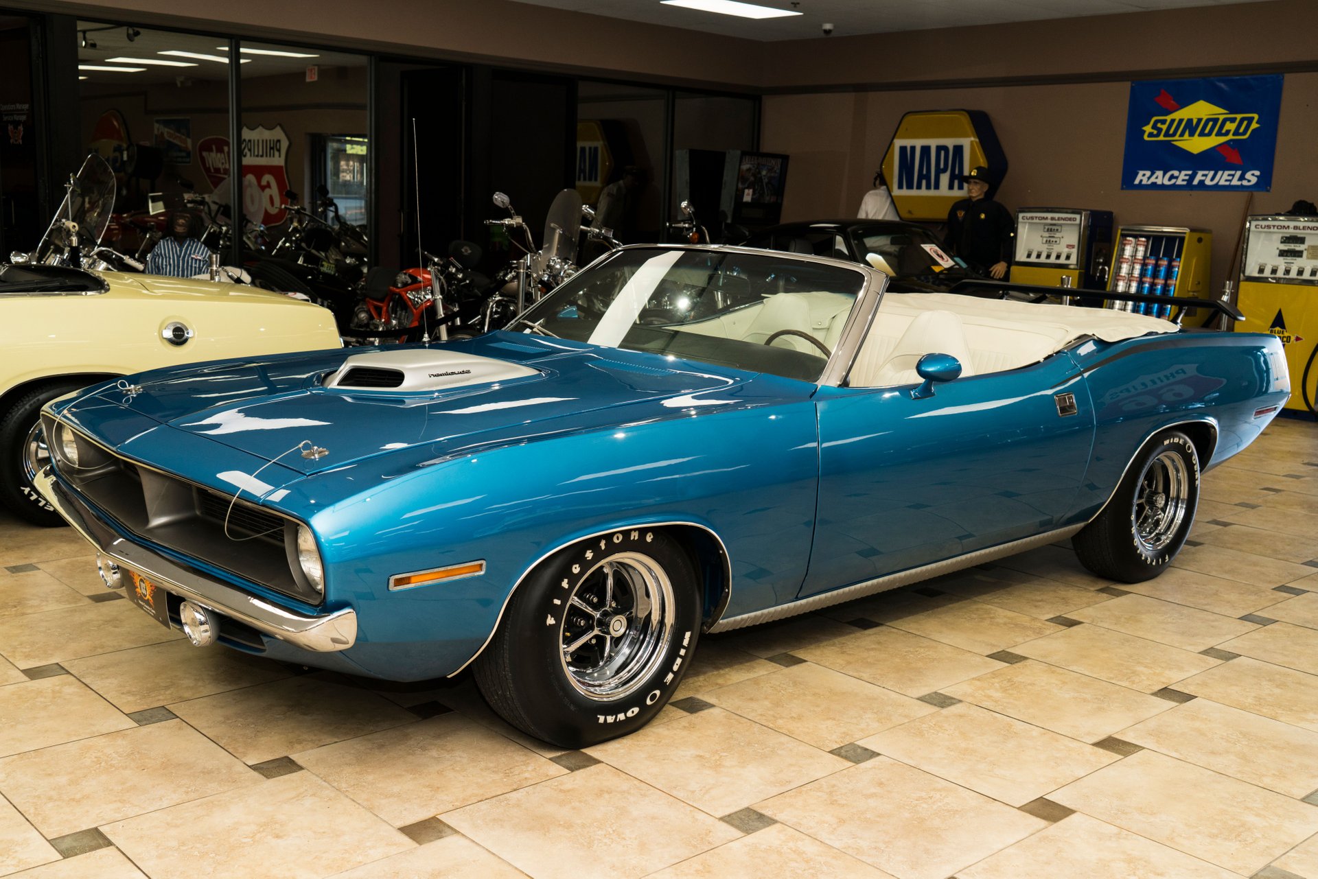 Twin supercharged 1972 Plymouth Cuda