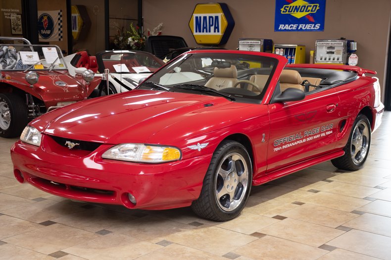1994 ford mustang cobra pace car 185 miles