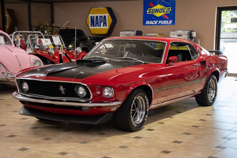 1969 Ford Mustang Mach 1 R-Code 428 Cobra Jet Sold | Motorious