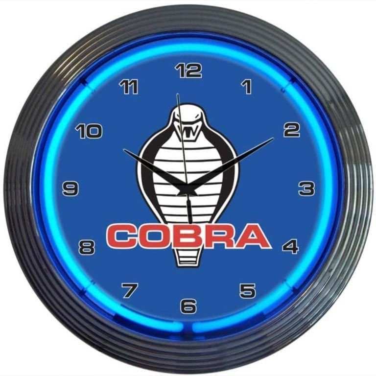 COBRA NEON CLOCK