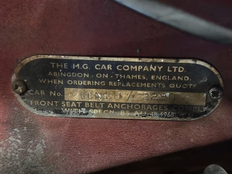 1968 MG MGC