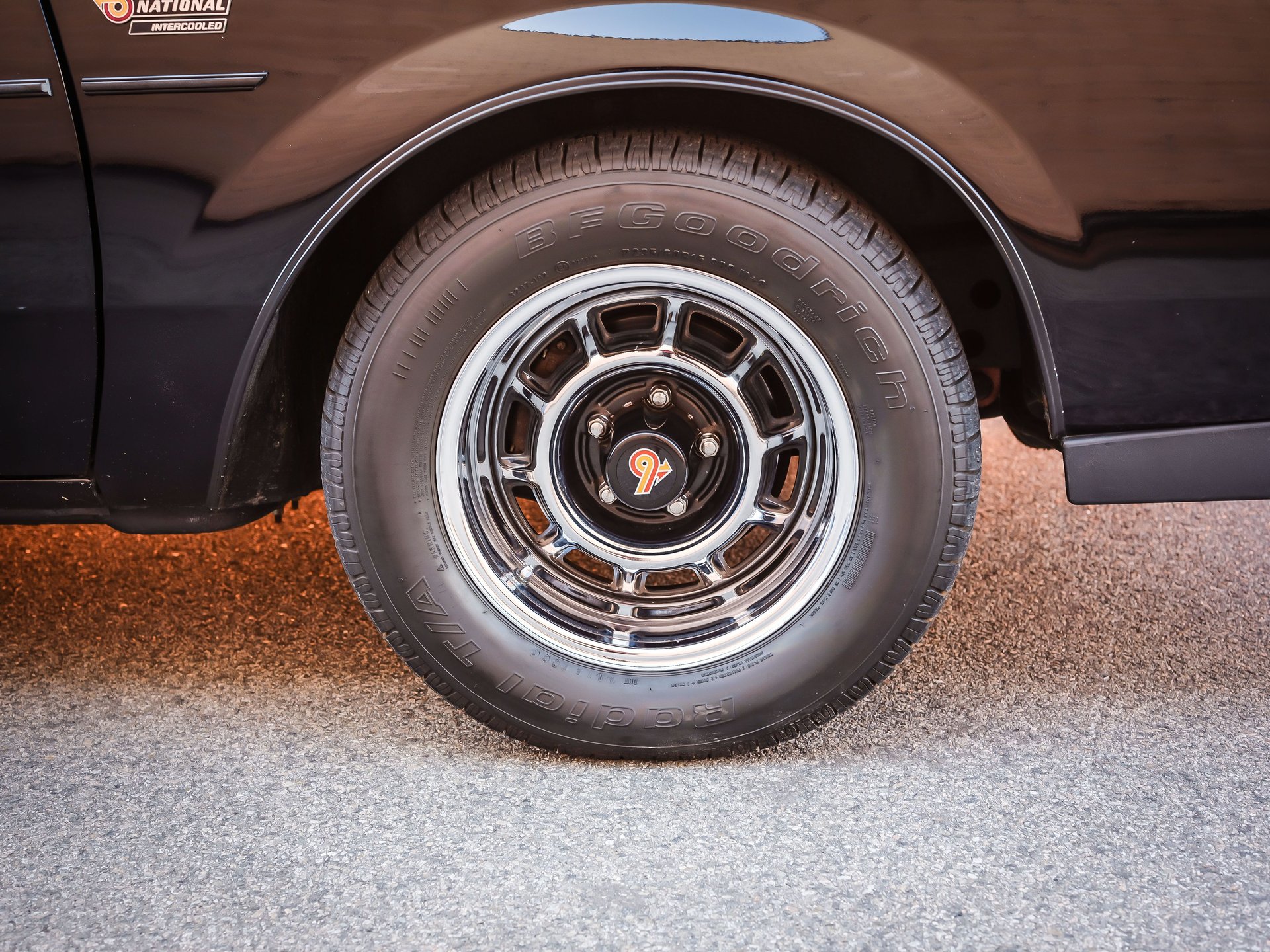 thumbnail image 2 of ECS Automotive Concepts Tire Pressure Door Decal Sticker For 1987 Buick Grand National/Regal T - White, Matte 2 of 6