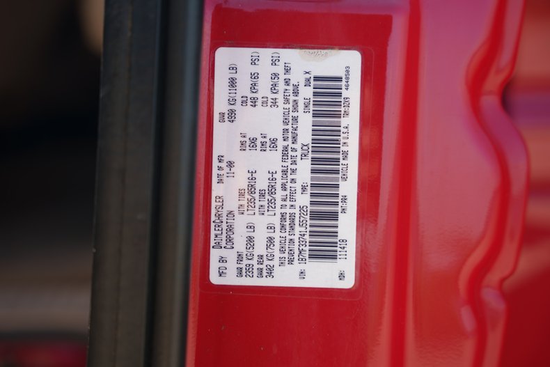 For Sale 2001 Dodge Ram 3500