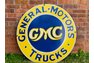  Porcelain Sign General Motors Trucks