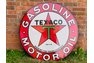  Porcelain Sign Texaco Gasoline Motor Oil