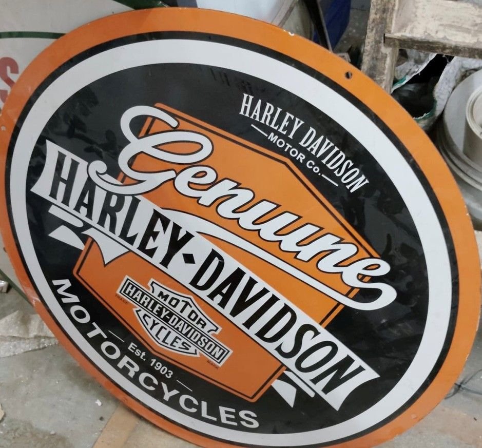 Porcelain sign