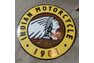  Porcelain Sign Indian Motorcycle