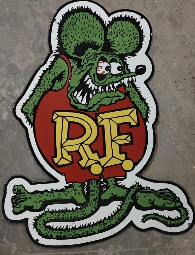 Porcelain Sign Ed Roth | Dan Kruse Classics