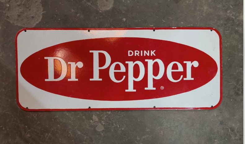 Porcelain Sign Dr Pepper | Dan Kruse Classics
