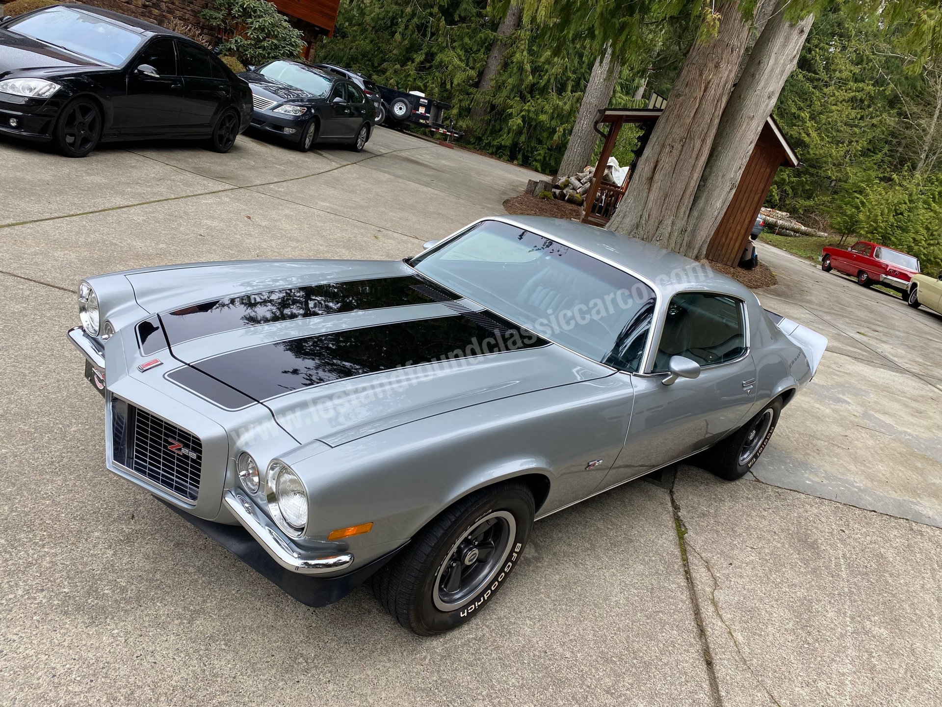 Advance Parts Custom Car Cover For 1967-1973 Chevy Camaro Z28/SS - All-Weather Waterproof Gray