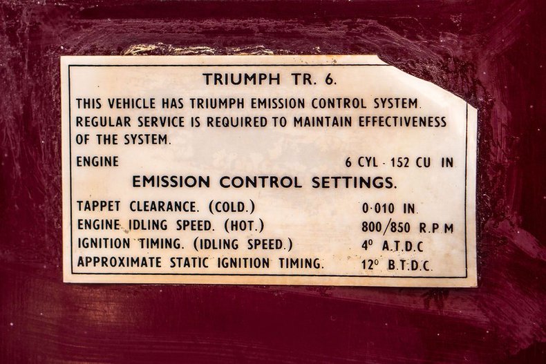 1969 Triumph TR6 79