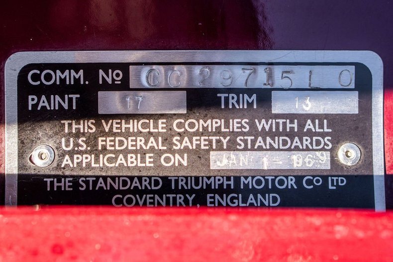 1969 Triumph TR6 80