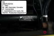For Sale 1962 Chevrolet Corvette