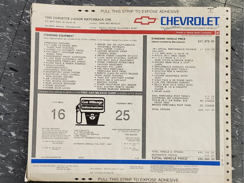 1990 Chevrolet Corvette ZR1 41