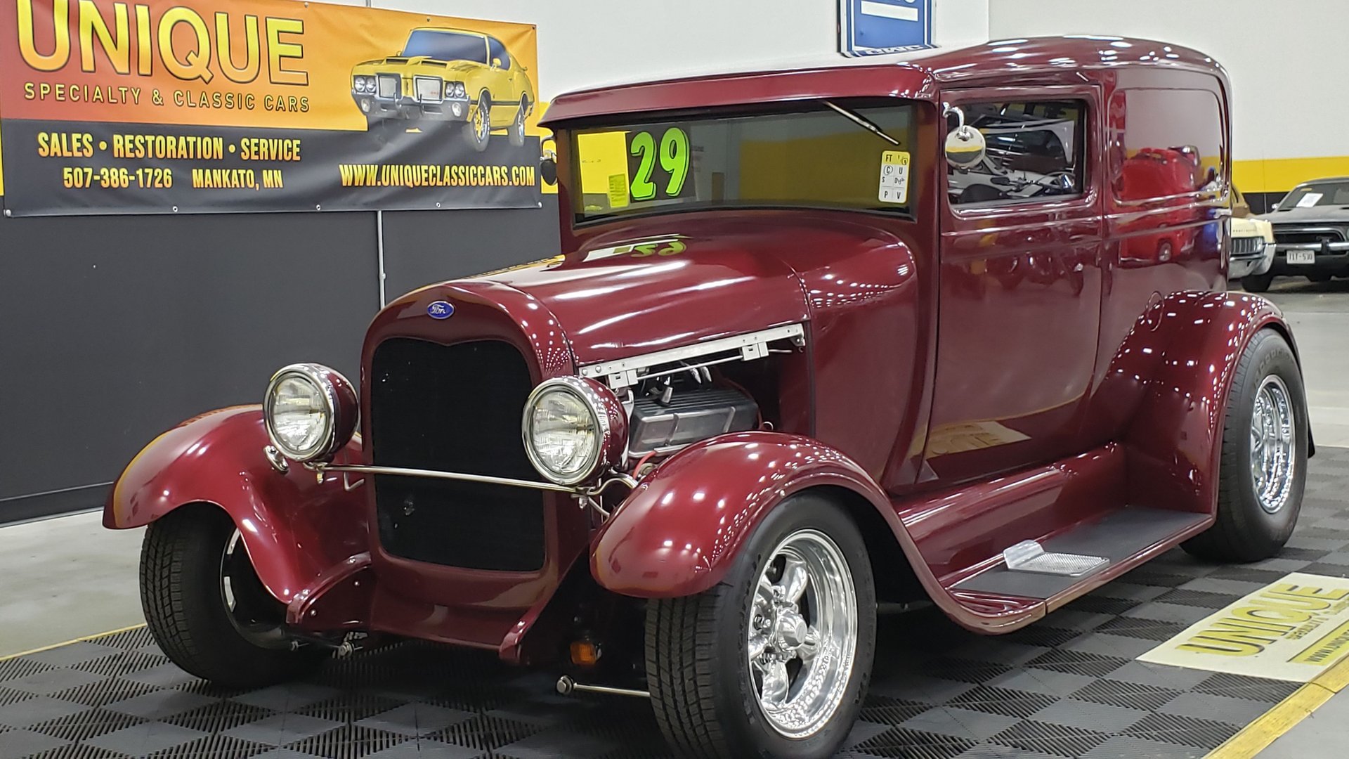 1929 ford model a sedan delivery street rod