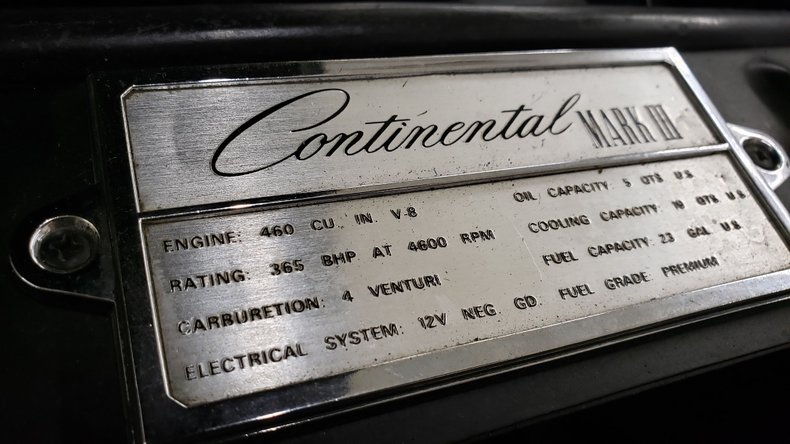 1971 Lincoln Continental 58