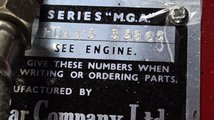 For Sale 1959 MG MGA