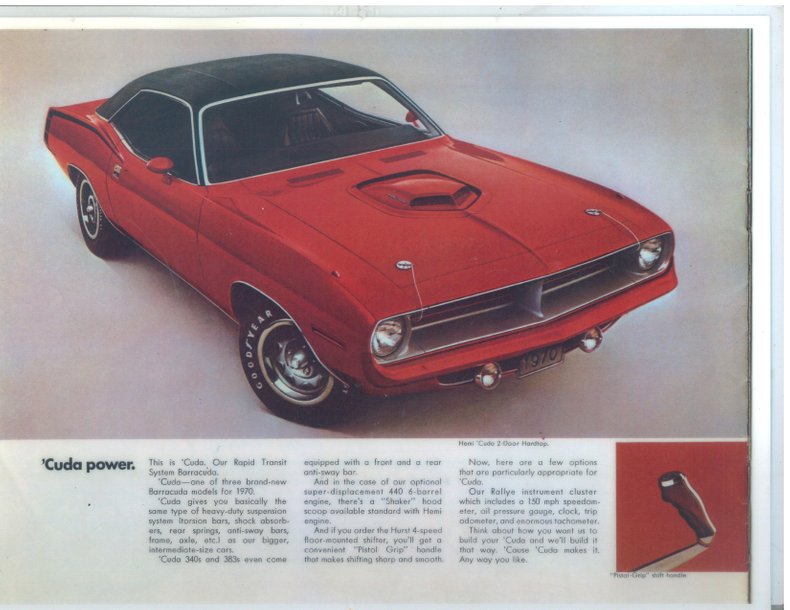 1970 plymouth barracuda cuda