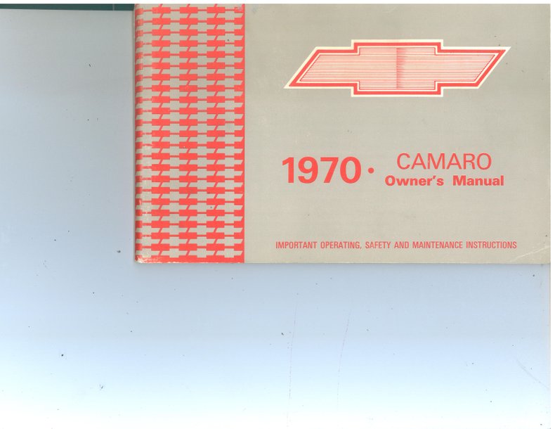 1970 chevrolet camaro z28 rs