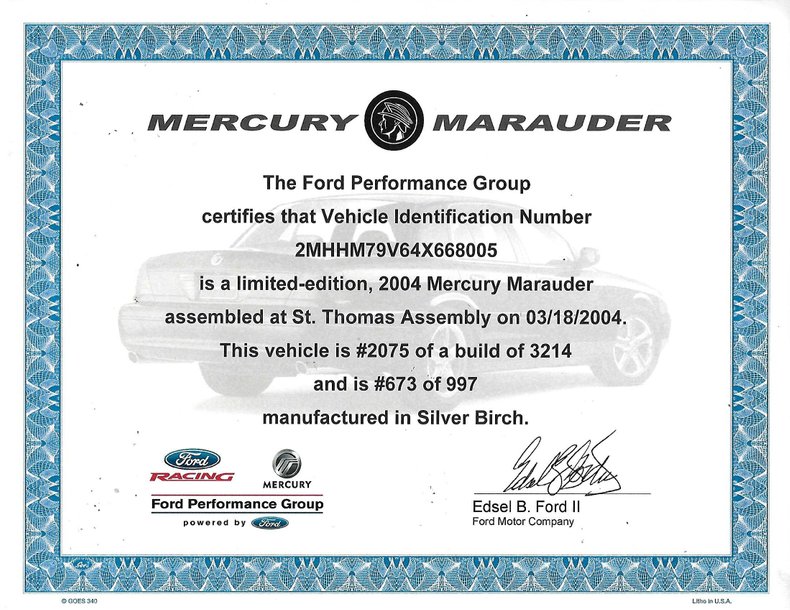 2004 mercury marauder