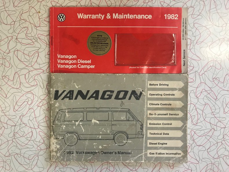 1982 volkswagen vanagon gl