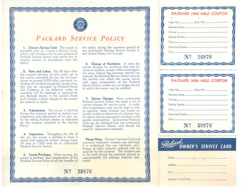 1949 packard deluxe eight club sedan
