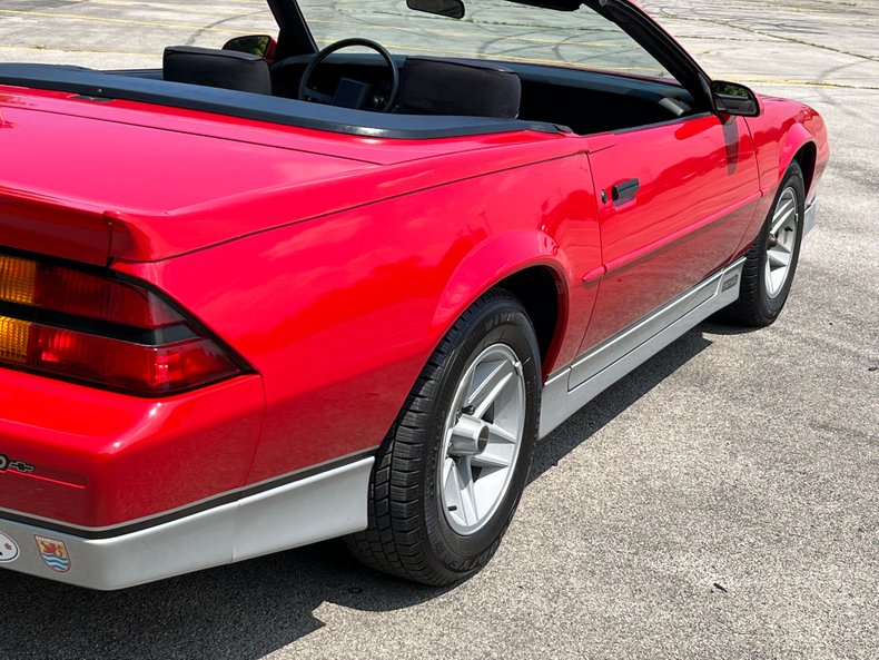 1988 chevrolet camaro convertible