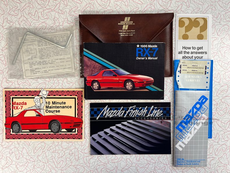 1986 mazda rx 7 gxl
