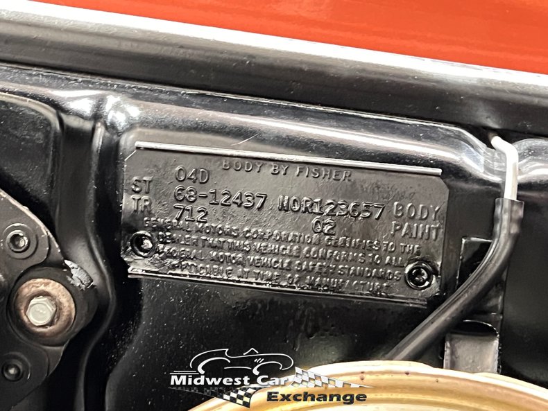 1968 chevrolet camaro ss